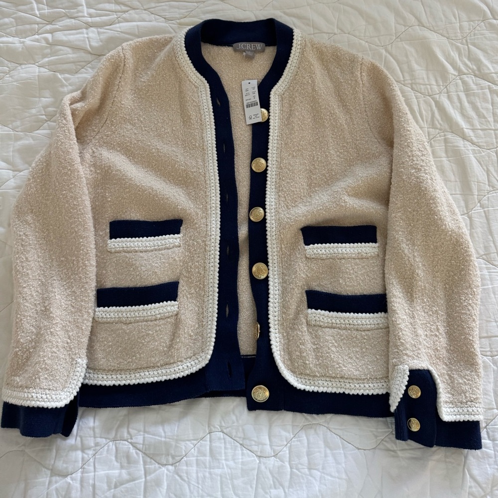 J.Crew Sweater Lady Jacket NWT